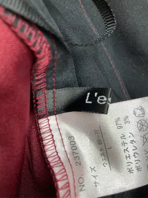 L’espoir/レスポワール/その他パンツ/パンツ/レッド/L   ウエスト69～77