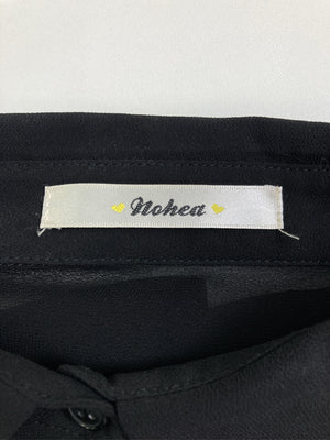 nohea/ノヘア/シャツワンピース/ワンピース/ドレス/ブラック/M