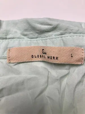 GLOBAL WORK/グローバルワーク/シャツ/ブラウス/トップス/ライトグリーン/L