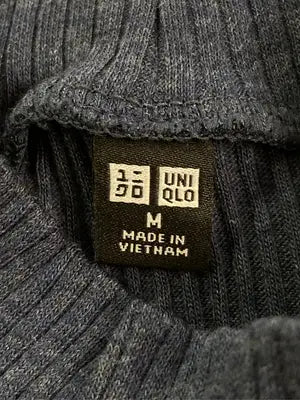 UNIQLO/ユニクロ/Tシャツ/カットソー/トップス/ネイビー/M