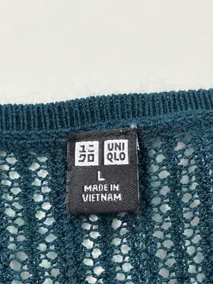 UNIQLO/ユニクロ/ニット/セーター/トップス/グリーン/L