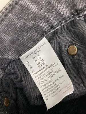 AMERICAN EAGLE/アメリカンイーグル/デニムパンツ/パンツ/ブラック/29 X 30