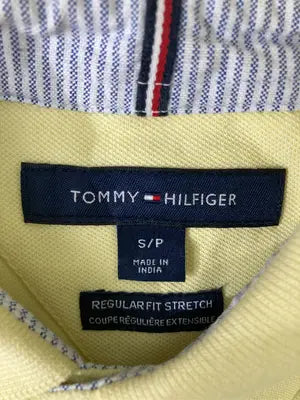 TOMMY HILFIGER/トミーヒルフィガー/ポロシャツ/トップス/イエロー/S/P