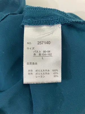 Tシャツ/カットソー/トップス/グリーン/L   バスト86～94　身長154～162