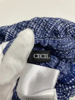 CECIL McBEE/セシルマクビー/Tシャツ/カットソー/トップス/ブルー/M