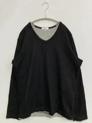 nano Platinum/Tシャツ/カットソー/トップス/ブラック/L