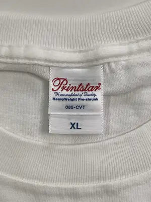Printstar/プリントスター/Tシャツ/カットソー/トップス/ホワイト/XL