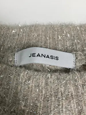 JEANASIS/ジーナシス/ニット/セーター/トップス/ベージュ/F