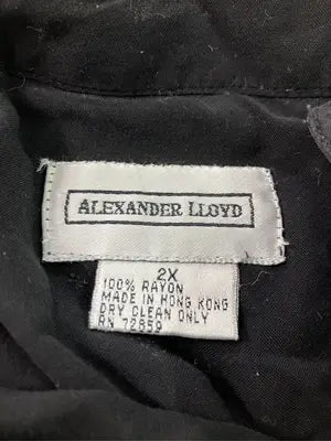 ALEXANDER LLOYD/シャツ/ブラウス/トップス/ブラック/2X