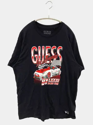 GUESS/ゲス/Tシャツ/カットソー/トップス/ブラック/XL