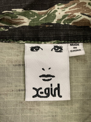 X-GIRL/エックスガール/ベスト/トップス/カーキ/M