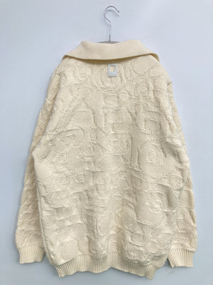 EKCOOKIES/ニット/セーター/トップス/ホワイト/L