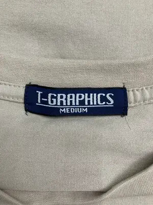 T-GRAPHICS/ティーグラフィックス/Tシャツ/カットソー/トップス/ベージュ/M