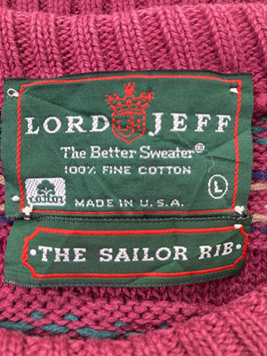 Lord Jeff/ロードジェフ/ニット/セーター/トップス/ピンク/L