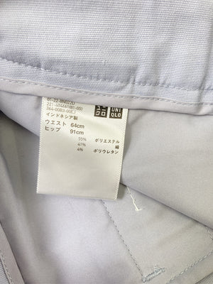 UNIQLO/ユニクロ/スラックス/パンツ/グレー/ウエスト64cm　ヒップ91cm