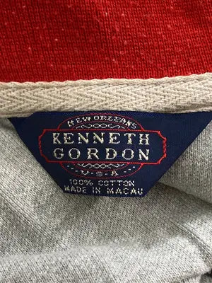 KENNETH GORDON/ポロシャツ/トップス/グレー/M
