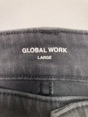 GLOBAL WORK/グローバルワーク/デニムパンツ/パンツ/ブラック/LARGE