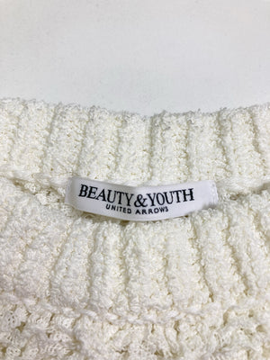 BEAUTY&YOUTH/ビューティーアンドユース/ニット/セーター/トップス/ホワイト