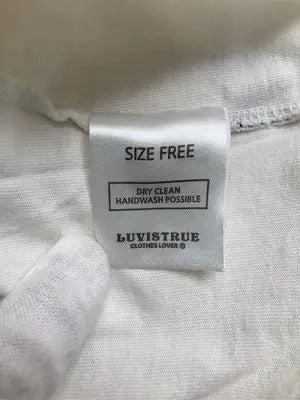 CLOTHES LOVER/Tシャツ/カットソー/トップス/ホワイト/Free
