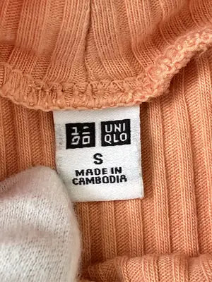 UNIQLO/ユニクロ/Tシャツ/カットソー/トップス/オレンジ/S