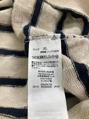 無印良品/ムジルシリョウヒン/Tシャツ/カットソー/トップス/アイボリー/XL