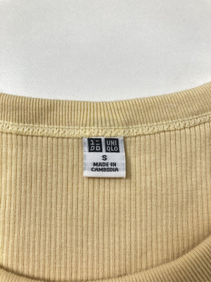 UNIQLO/ユニクロ/Tシャツ/カットソー/トップス/イエロー/S