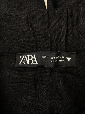 ZARA/ザラ/スラックス/パンツ/ブラック/S