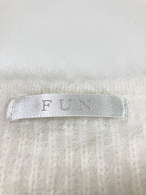 FUN/ファン/ニット/セーター/トップス/ホワイト/F
