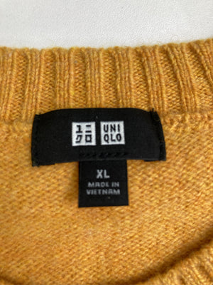 UNIQLO/ユニクロ/ニット/セーター/トップス/オレンジ/XL