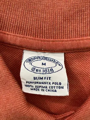 BROOKS BROTHERS/ブルックスブラザーズ/ポロシャツ/トップス/レッド/M