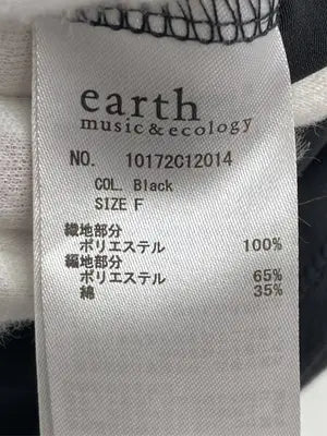 earth music&ecology/アースミュージックアンドエコロジー/Tシャツ/カットソー/トップス/ブラック/F