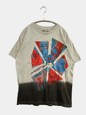SPIDER-MAN/Tシャツ/カットソー/トップス/グレー/XL