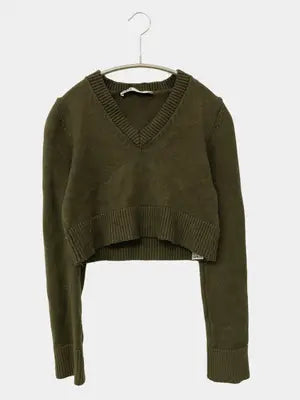 ZARA/ザラ/ニット/セーター/トップス/カーキ/USA S