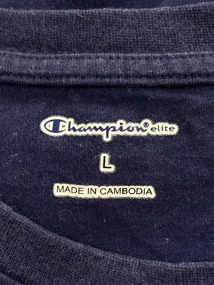 Champion/チャンピオン/Tシャツ/カットソー/トップス/ネイビー/L