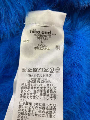 niko and .../ニコアンド/ニット/セーター/トップス/ブルー/L
