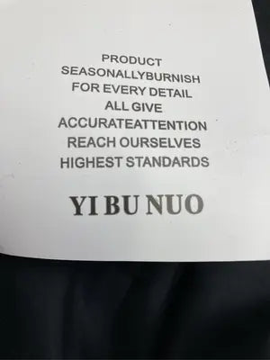 YI BU NUO/シャツワンピース/ワンピース/ドレス/ブラック