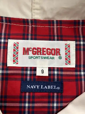 McGREGOR/マックレガー/ブルゾン/ジャケット/アウター/ベージュ/9