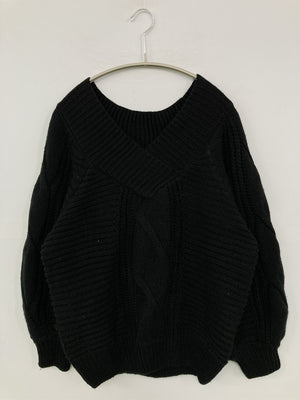 GORGE/ジョージ/ニット/セーター/トップス/ブラック/F