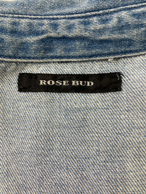 ROSE BUD/ローズバッド/シャツワンピース/ワンピース/ドレス/スカイブルー/F