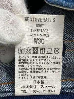 Westoveralls/デニムパンツ/パンツ/ブルー/W30
