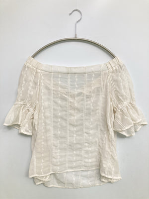 Wallamanda/シャツ/ブラウス/トップス/ホワイト/38