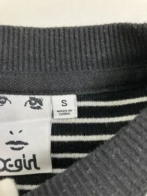 X-GIRL/エックスガール/Tシャツ/カットソー/トップス/ブラック/S