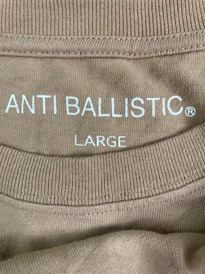 ANTI BALLISTIC/Tシャツ/カットソー/トップス/ブラウン/LARGE