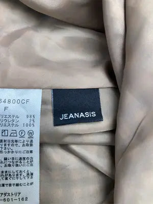 JEANASIS/ジーナシス/ノースリーブ/トップス/ベージュ