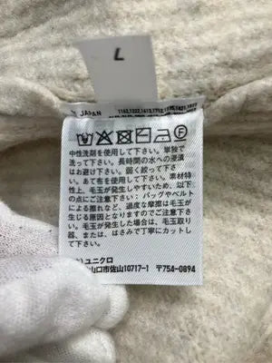 UNIQLO/ユニクロ/ニット/セーター/トップス/ベージュ/L