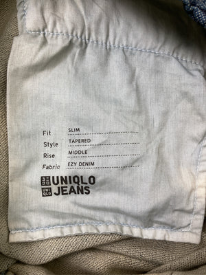UNIQLO JEANS/ユニクロジーンズ/デニムパンツ/パンツ/ネイビー/MIDDLE