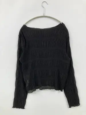 Heather/ヘザー/Tシャツ/カットソー/トップス/ブラック/F