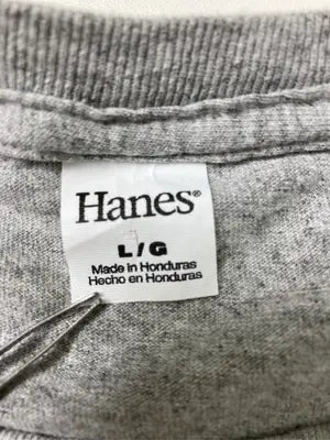 Hanes/ヘインズ/Tシャツ/カットソー/トップス/グレー/L