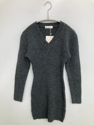 MINI MINI/ミニミニ/ニット/セーター/トップス/グレー/ワンサイズ