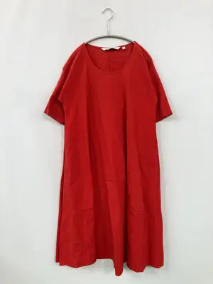 UNIQLO AND LEMAIRE/ワンピース/ワンピース/ドレス/レッド/M